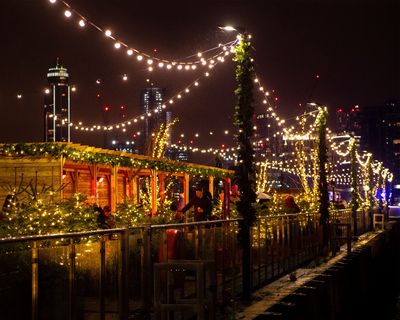 The Winter Village at Battersea Power Station