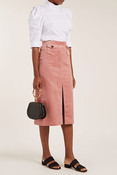 Corduroy Pencil Skirt from Alexachung