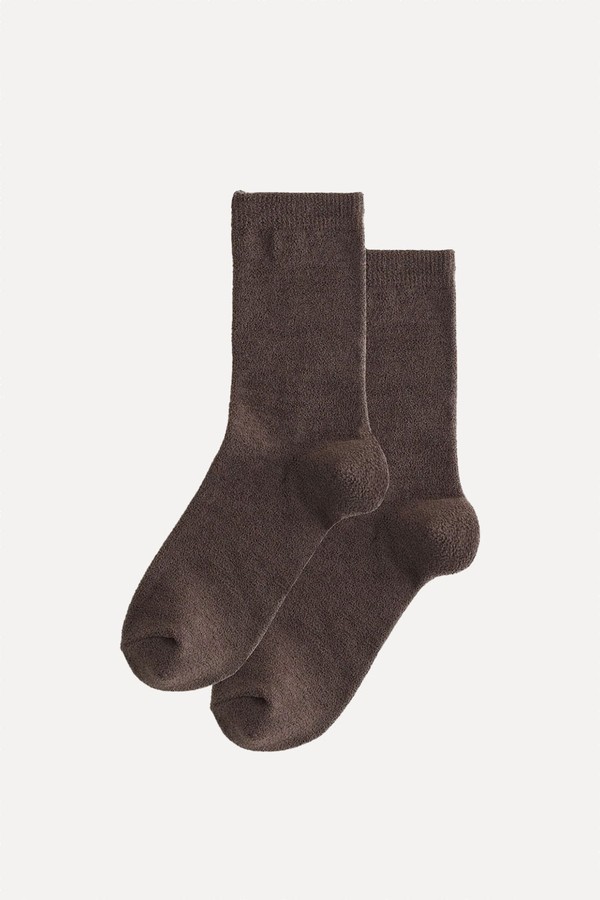 Set Of 2 Thermal Fleece Socks from Next
