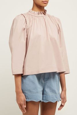 Sienna Ruffled Cotton-Blend Blouse from Sea
