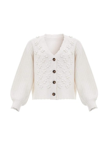 Rose Bobble Stitch Cardigan