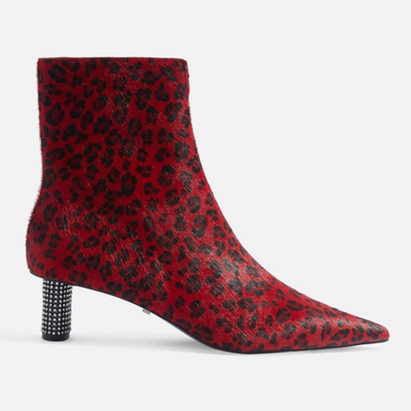 Mane Jewel Heel Boots from Topshop