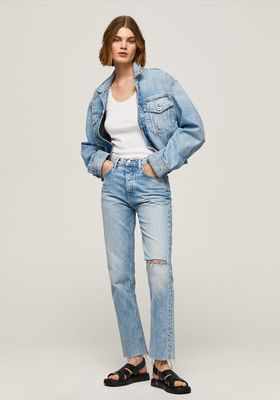 Celyn High Waisted Straight Fit Jeans
