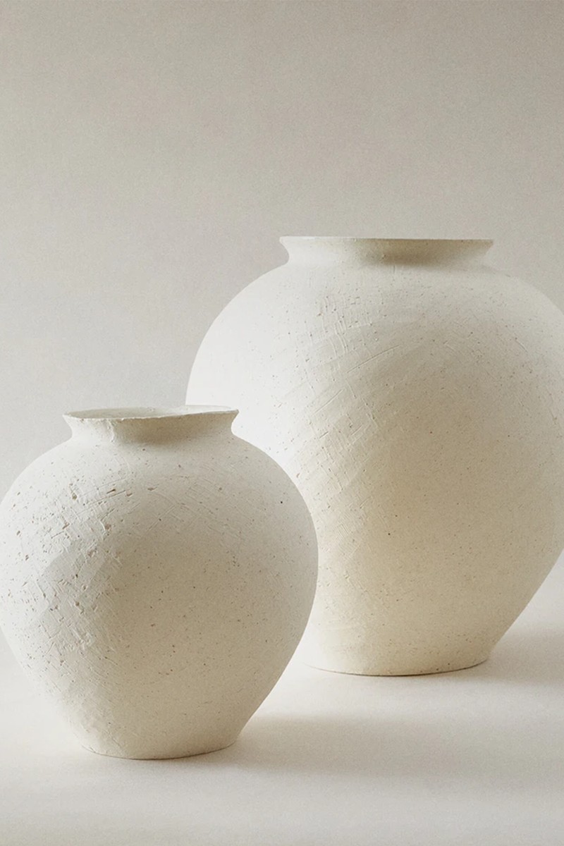 Textured Ceramic Vase from Zara