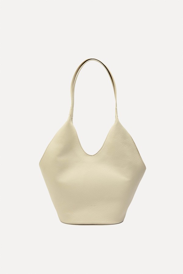 Phantom Grained Leather Bucket Bag from AESTHER EKME