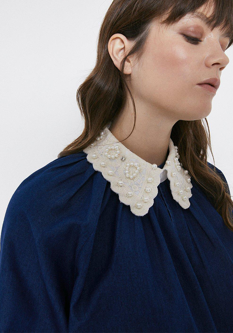 Embellished Detachable Collar from Warehouse