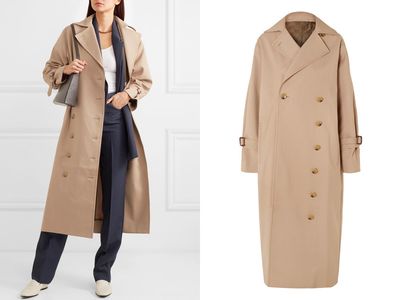 Pisa Cotton-Blend Trench Coat from Totême