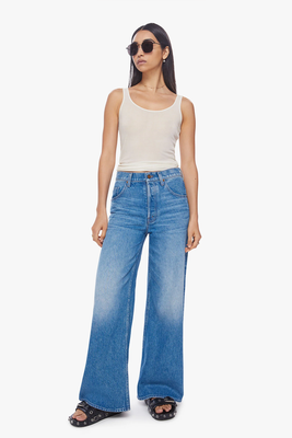 SNACKS! The Mid Rise Double Dip Nerdy Jeans from Mother Denim