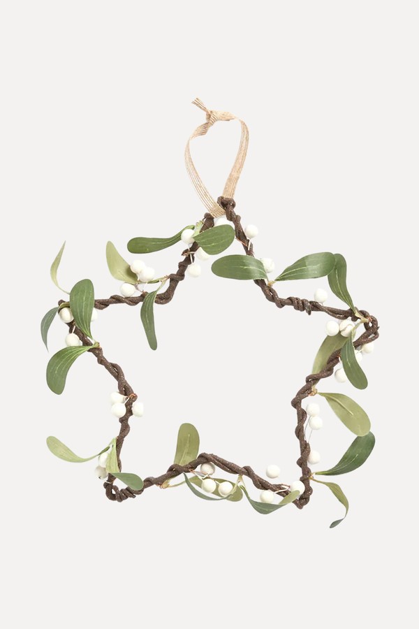 Faux Star Hanging Christmas Decoration