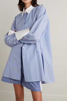 Convertible Striped Cotton Shirt from Loewe
