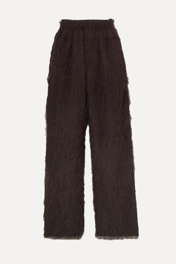 Baxter Wide-Leg Fringed Trousers from THE FRANKIE SHOP 