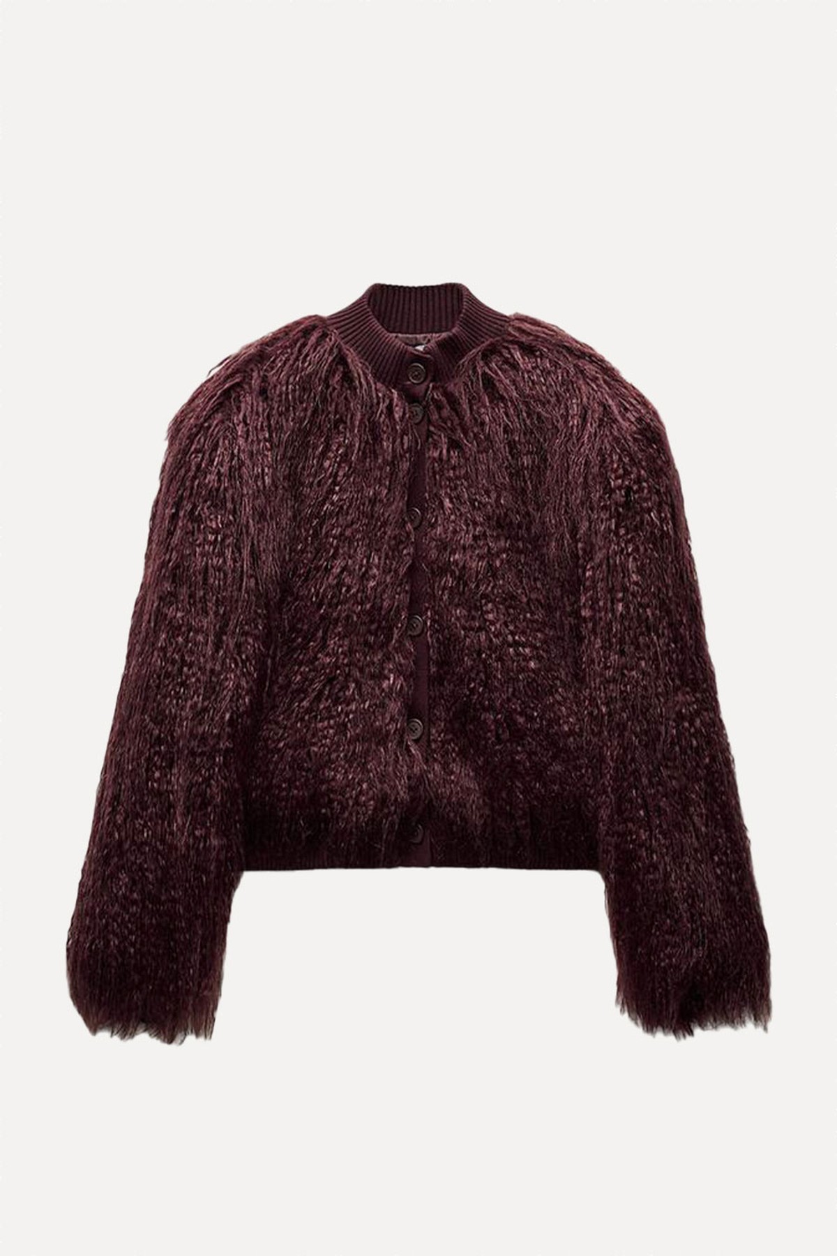 Fuzzy Knit Cardigan from Zara