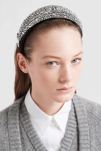 Satin Headband from Prada