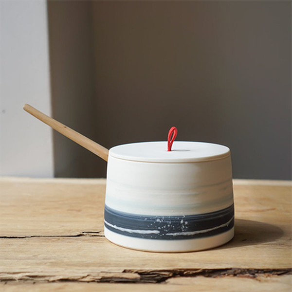 Handmade Porcelain Sugar Bowl
