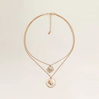 Coin Waterfall Necklace from Mango