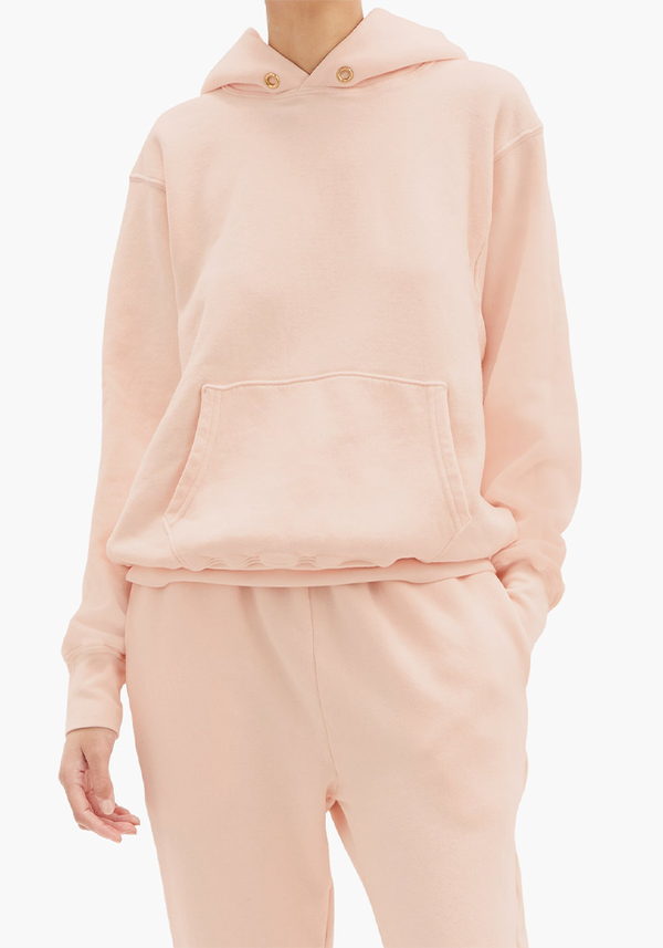 Brushed-Back Cotton Hooded Sweatshirt from Les Tien