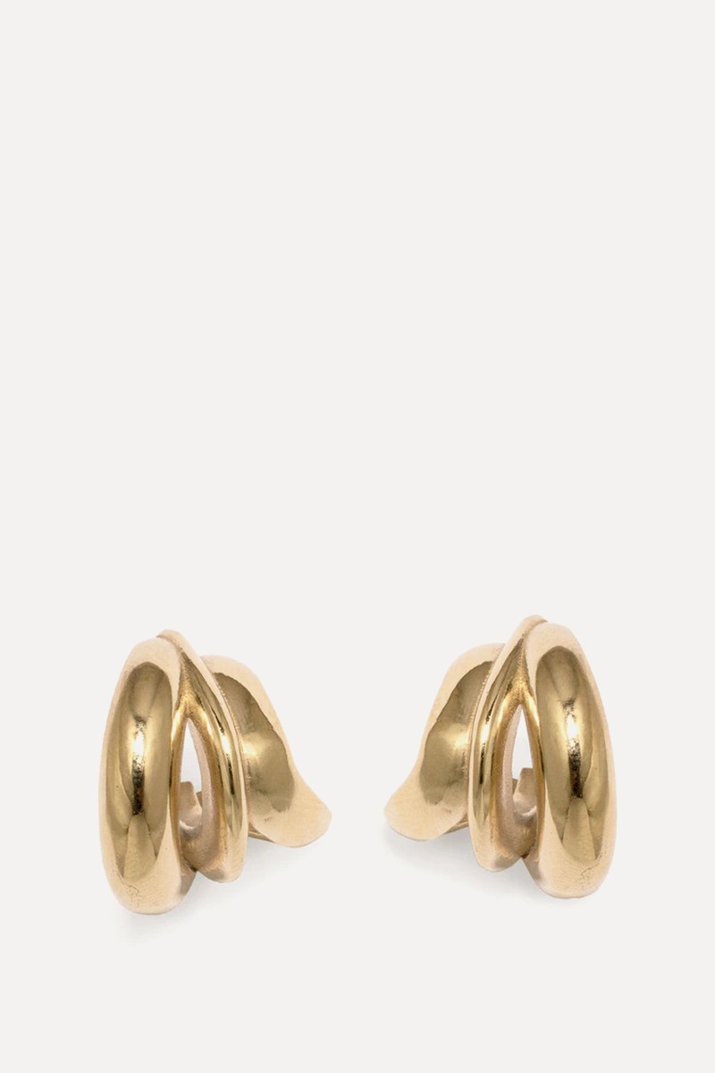 Tone Dollop Earrings from Completedworks