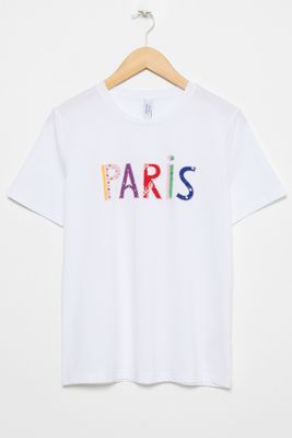 Paris Patch Letter Tee from & Other Stories