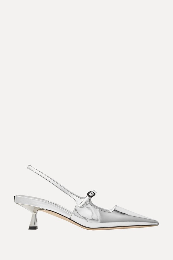 Didi 45 Metallic-Leather Pumps from Jimmy Choo