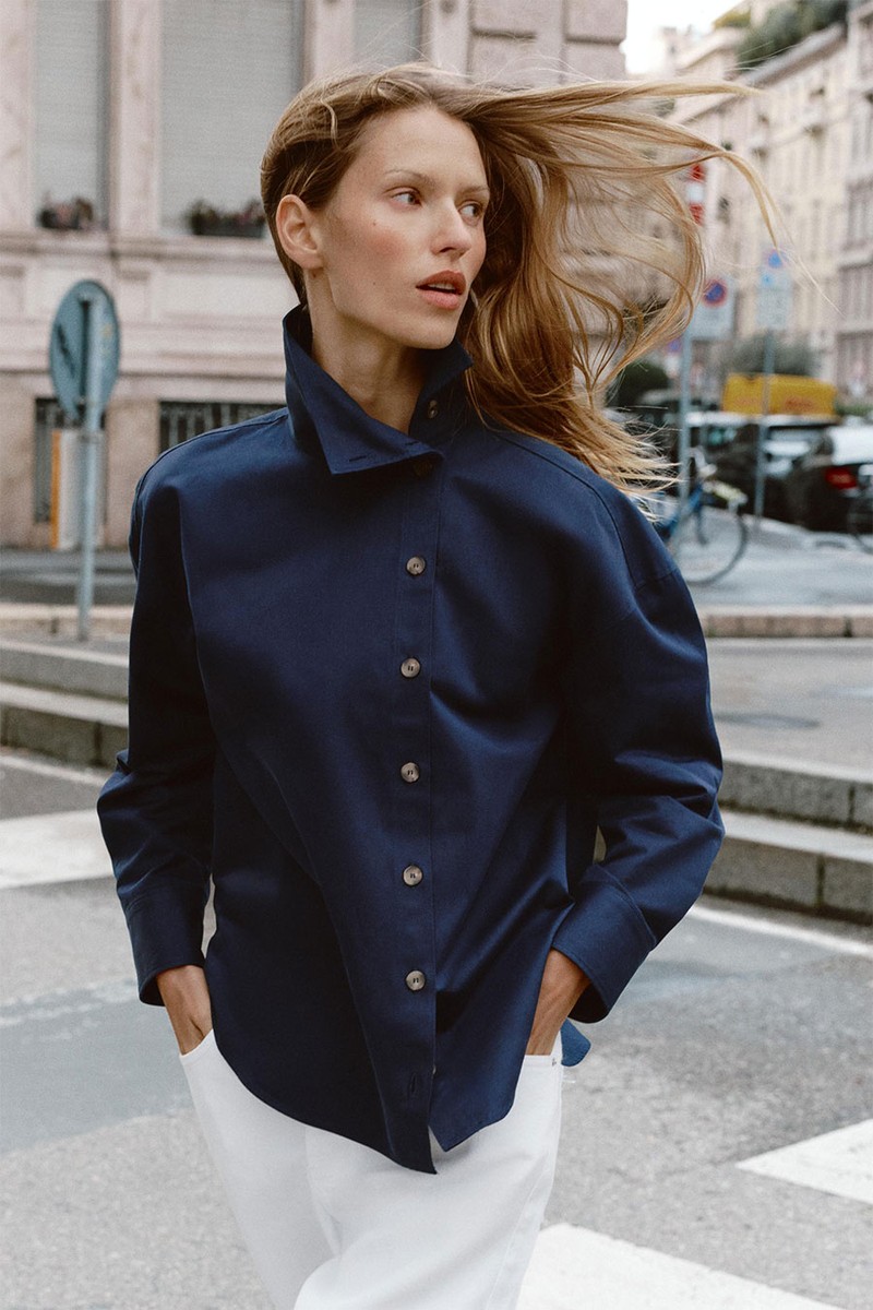 High Neck Shirt from  Zara