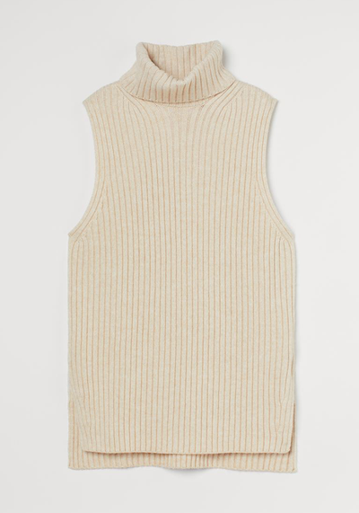 Polo-Neck Sweater Vest