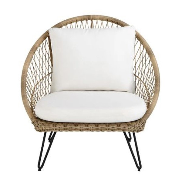 Resin Wicker Garden Armchair from Maisons Du Monde