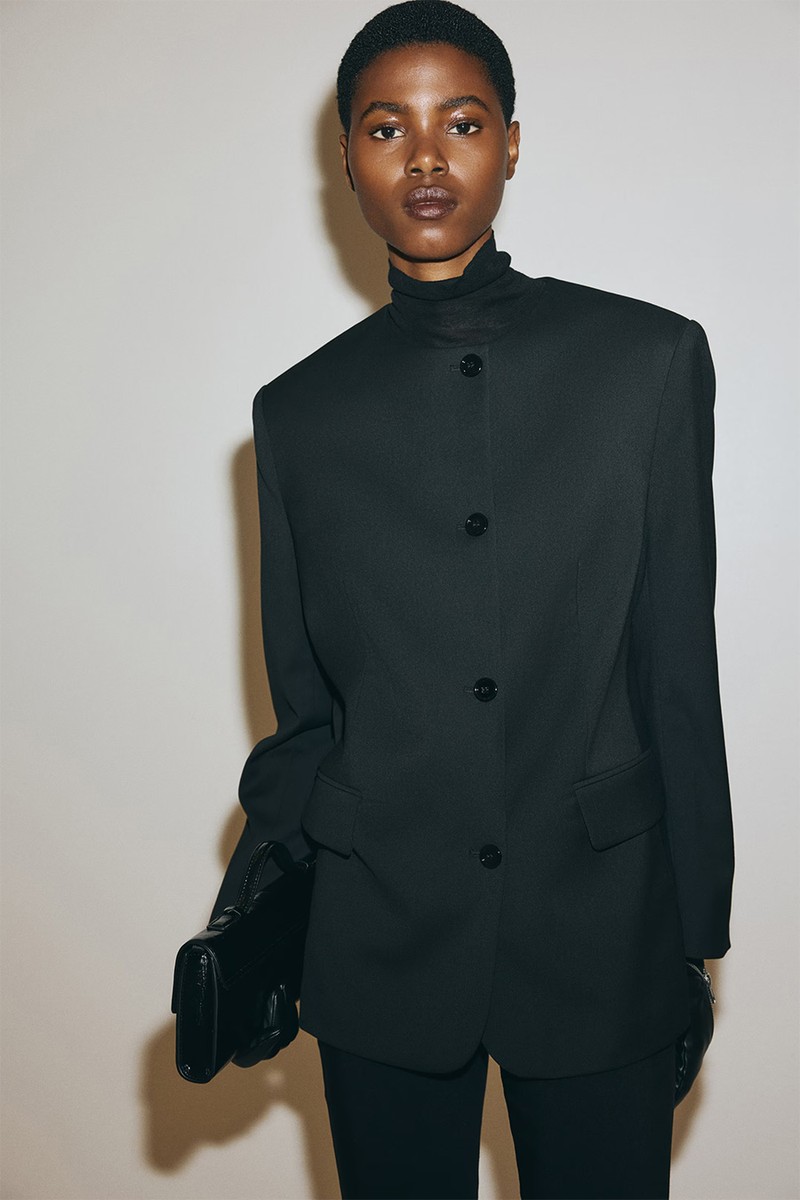 Collarless Blazer from  H&M