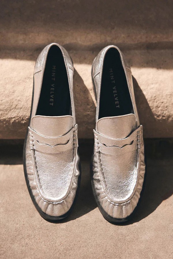 Gigi Leather Loafers from Mint Velvet