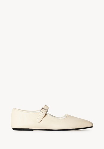 Ava Leather Mary Jane Ballet Flats from The Row