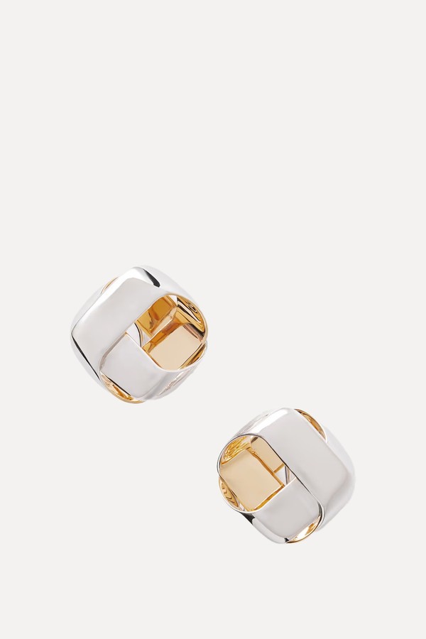 Silver & Gold-Tone Earrings from Jil Sander
