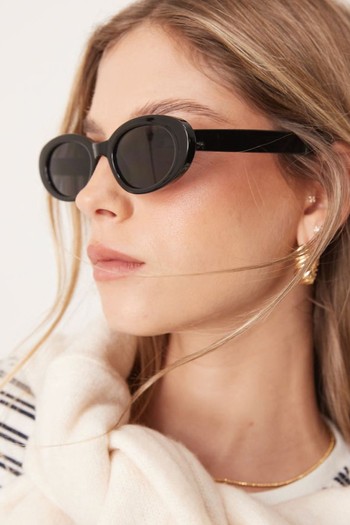 Skinny Oval Sunglasses from ASOS DESIGN