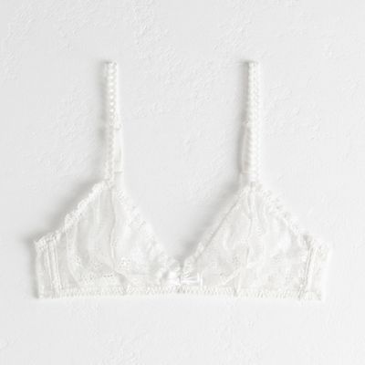 Mesh Triangle Bralette from & Other Stories