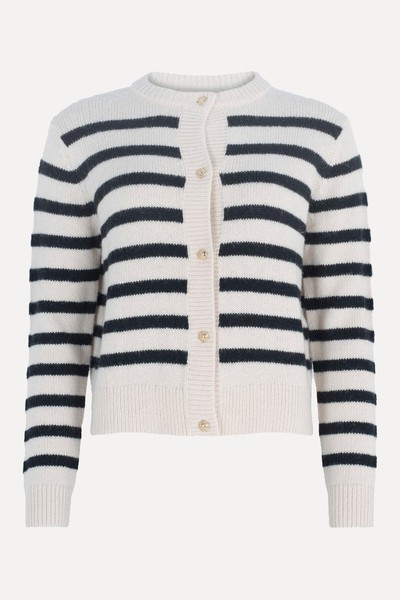 Striped Knit Cardigan