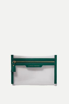 Loose Pocket Little Things Leather-Trimmed TPU Pouch from Anya Hindmarch
