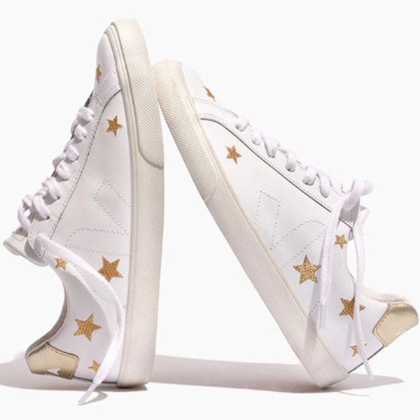 Esplar Low Sneakers in Embroidered Stars from Veja x Madewell