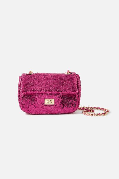 Mini Sequin Chain Cross-Body Bag from Accessorize