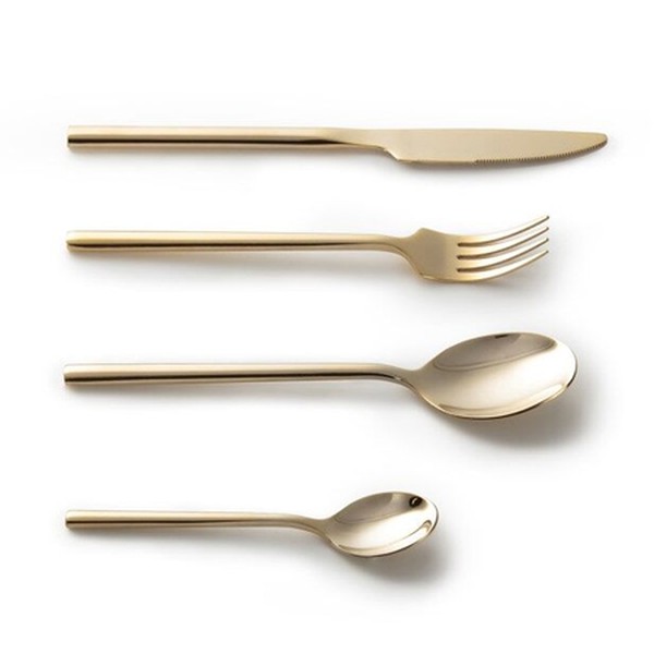 Nazama 16-Piece Stainless Steel Cutlery Set from La Redoute