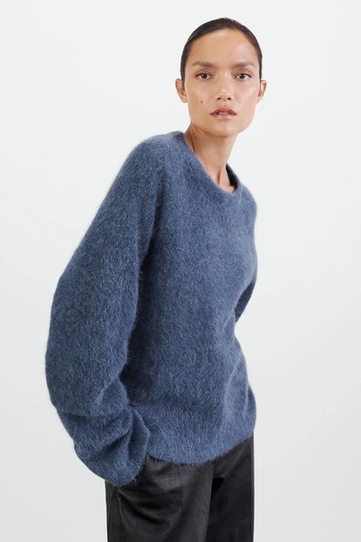 Alpaca O-Neck Jumper from Soft Goat