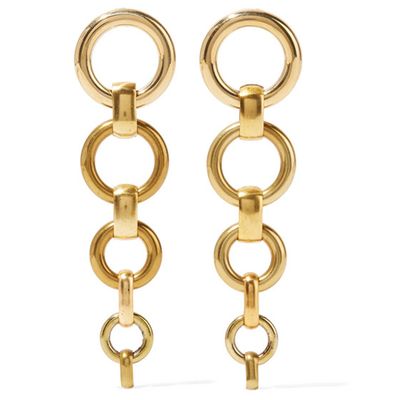 Cambia Gold Tone Earrings from Laura Lombardi