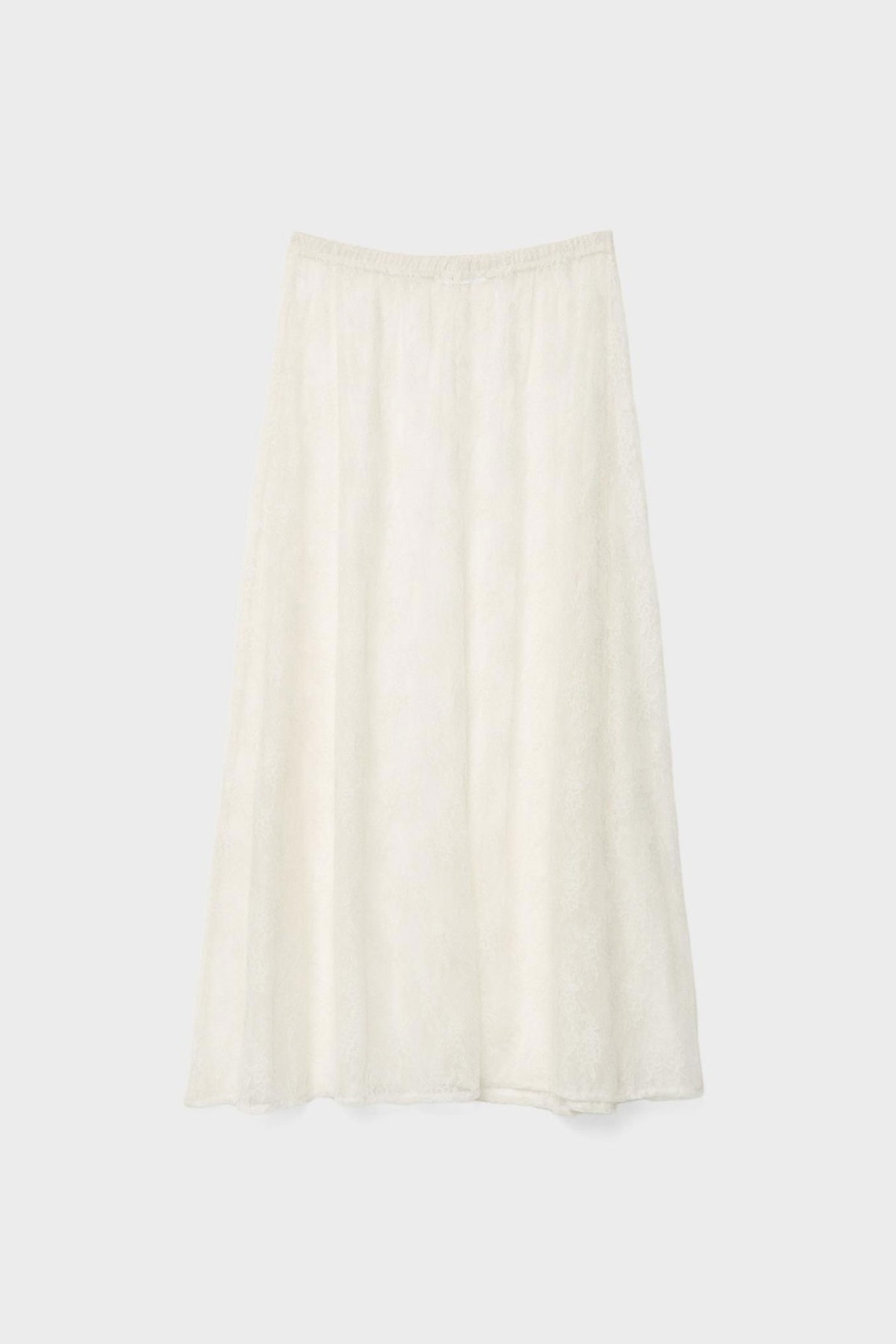 Long Lace Layered Skirt from Stradivarius