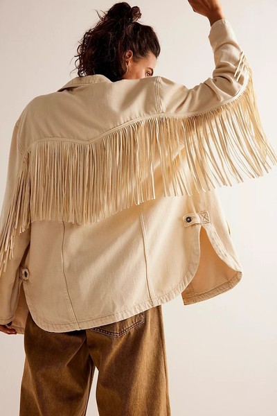 Fringe Out Denim Jacket  from Free People