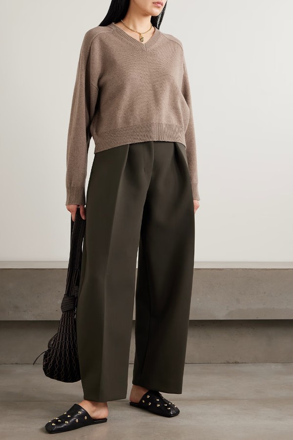 Anzor Embroidered Cashmere Sweater from Loulou De Saison