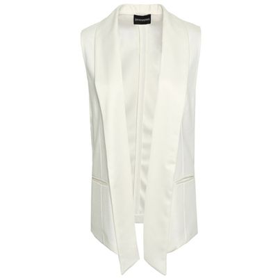 Satin-Paneled Jersey Vest from Emporio Armani