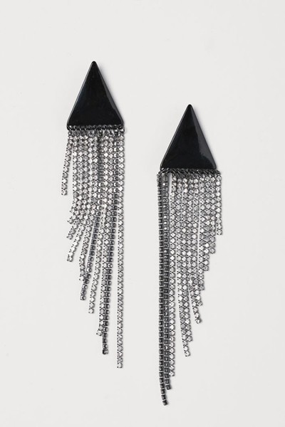 Long Sparkly Stone Earrings from H&M