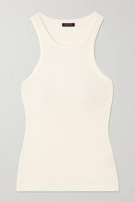 The Laurel Ribbed Stretch-Jersey Tank from Goldsign 