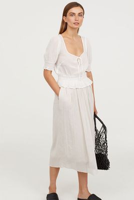 Airy Blouse With Smocking from H&M