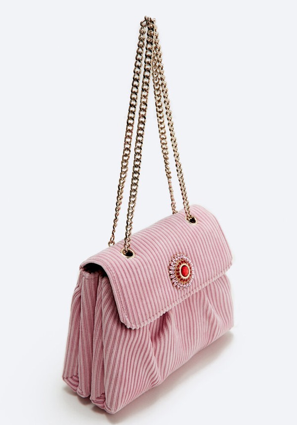 Corduroy Evening Bag from Uterque