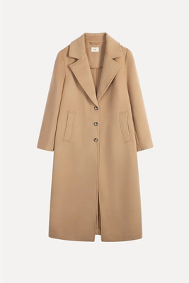 Mena Relaxed Wool Coat from Hush