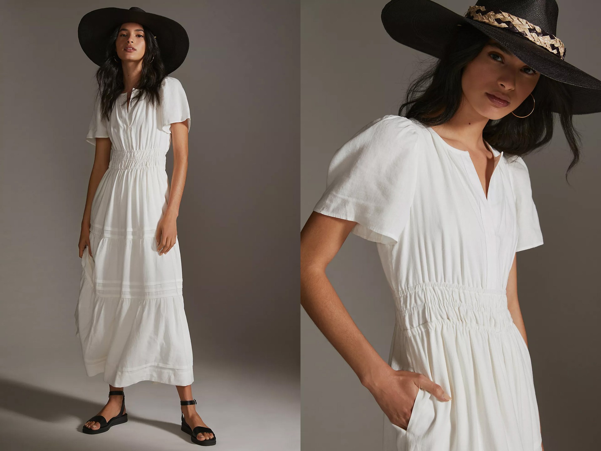 Linen Maxi Dress, £148