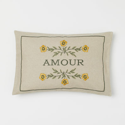 Embroidered Cushion Cover from H&M